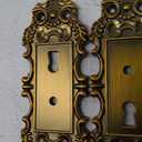 Vintage Dummy Door Knob Interior 2 Pack Crystal Glass Door Knobs Antique Brass Cabinet Knobs Keyless Decorative Hallway Closet Door Pulls Dresser Gold Door Handles