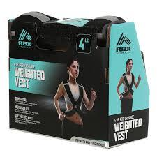 RBX 4LB PERFORMANCE WEIGHTED VEST BLK