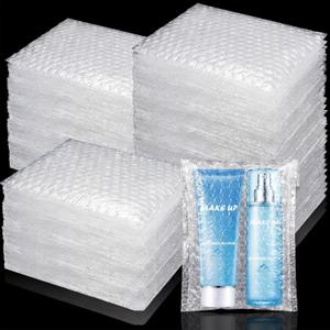 200Pcs Bubble Pouches Wrap 6x8, Clear Bubble Out Bags for Packing, Double Walled Moving Supplies Bubble Bags for Fragile Dishes China Plates, Bubble Pouch Bags for Shipping Storage Wrapping