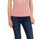 Spyder Women's Retro Sunset Graphic Short Sleeve Tee T-Shirt (Pink, M)
