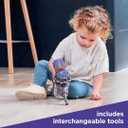 Casdon Dyson Cordless Vacuum Interactive & Officially Licensed Toy Dyson Vacuum for Children Aged 3+ Realistic Role-Play Fun, Purple and Orange