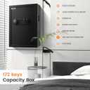 XDeer 172 Key Lock Box Wall Mount with Code & WiFi, Combination Lockbox
