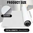 Blulu 4 x 8 ft Aluminum Trailer Skin 0.032", RV Siding Panels 49" X 96" Metal Enclosed Trailer Sheet White Camper Siding Panels for RV, Concession Truck, Food Truck, Dry Van, Recreational Vehicle
