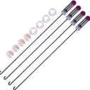 Bestparts Washer Suspension Rod Kit W11130356 Compatible with Whirlpool Kenmore Magtag replaces W10735787 W10594084 W10821706 W10901058 W11027214 W11033601 4547230 AP6261900 PS12347543 EAP12347543