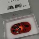AJAZZ AM3 MAX Wireless Gaming Mouse, Lightweight Full Magnesium Alloy, 30000 DPI, PAW3950 Sensor, 5 programmable Buttons, Supports Wired/2.4GHz/BT (Orange Red, AM3 PRO (1k Receiver))