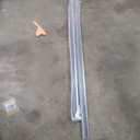 Gisafai 2 Pcs Garage Door Vertical Track Replacement Garage Door Rails Left Right Vertical Bracket for 7 Foot Tall Garage Door Parts Galvanized Steel Hardware Side Tracks for 2 Inches Rollers, Silver