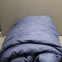 Bedsure Queen Comforter Set - Infinity Blue Soft Bedding for All Seasons, Cationic Dyed Bed Set, 3 Pieces, 1 Queen Size Comforter (90"x90") and 2 Pillow Shams (20"x26"+2")
