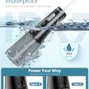 Onlyone Rechargeable Cordless Water Flosser with Adjustable Water Pressure for Daily Oral Care, Power Dental Flosser for Home and Travel Use, Portable Oral Irrigator for Sensitive Gums and Braces Care
