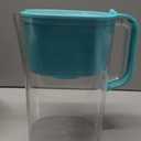 HOMEWATER 10-Cup Pitcher Filter (Teal)  BPA-Free, High-Capacity 2.4L Pitcher with Fast-Flow Carbon Filter, Wide Mouth for Easy Pouring, Removable Filter Replacement, Locking Lid, and Dishwasher-Safe