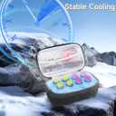 YOUSHARES Insulin Vial Cooler Travel Case - 8 Slots Freezable Ice Brick Organizer for Peptide Vials, GLP-1 Fridge Holder Diabetic Small Bottle Refrigerator for 10ml U-100 Vials