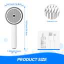 3-in-1 Pet Steam Brush for Dogs and Cats, Shedding & Grooming Comb for Long and Short Hair, Hair Removal with Spray and One-Click Release