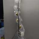 Modern Floor Lamp 9 Balls Frosted Glass Globe Floor Lamp for Living Room,LED Standing Light, Gold Corner Pole Lamp for Office Bedroom, Study Room, Hotel, Luxury Brass Standing lighting (Cool white)