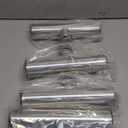 NovelBee 4pcs Stainless Steel Clamp on Fishing Rod Holders with Black Rubber Insert for Rails 7/8" to 1"