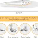 ZUCNANA Arch Support Inserts for Women Flat Feet (12 Pieces), Soft Gel Arch Support Insoles for Plantar Fasciitis, Reusable Arch Pads for Foot Pain Relief, One Size Fits Any