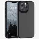SUPFINE Designed for iPhone 13 Pro Case,Premium Liquid Silicone with [Soft Anti-Scratch Microfiber Lining][Upgraded Camera Protection] Slim Shockproof Protective Phone Case for Men Women Girls,Black