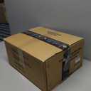 Sopoby 10 Pack Passage Door Handles Matte Black Door Knobs, Interior Door Knobs Square Heavy Duty Non-Locking Handlesets Hall Closet Handles, Reversible for Right & Left Sided Doors