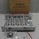 Dryer Heating Element Kit Fit for Whirl-pool LEQ9030PQ0 LER8620PW1 LEQ9508PW1 LER6620PQ0 LER4634EQ1 LER4634JQ0 LER3624JQ1 LER4634PQ0 LER7646EQ1 LER7646JQ0 LEQ9858PW0 LER8620PW0 LER8648LW0 LEQ8858JQ1