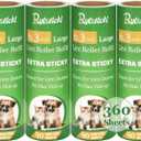 6.3 inch Lint Roller Refills Only for 6.3'' Large Lint Rollers Extra Sticky Lint Pet Hair 6.3 inch Replacement Rolls, Pack of 4 Refills, 90 Sheets per Refill, 360 Sheets Total