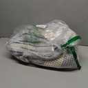 LEEVAN Striped Outdoor Rug 4x6, Washable Front Porch Rug, Spring Plaid Door Mats Outside Entrance, Blue and White Entryway Floor Mat, Buffalo Woven Patio Layered Mat for Entrance/Deck/Camping