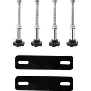 Traction Board Mount Pins Compatible with X-Bull/Fieryred/Bunker Industri, Fit for All Recovery Tracks with 4.72"~6.69" (12~17cm) Hole Spacing