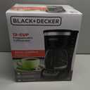 BLACK+DECKER 12-Cup Digital Coffee Maker, Programmable, Washable Basket Filter, Sneak-A-Cup, Auto Brew, Water Window, Keep Hot Plate, Black
