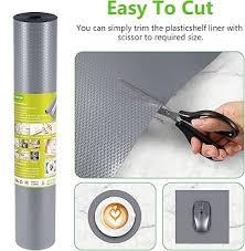 StaHom Shelf Liners for Kitchen Cabinets Refrigerator Liners Waterproof & OilProof Kitchen Cupboard Liner NonSlip Drawer Mats Non Adhesive Fridge Liner for Shelves  Black 11.8 x 59 Inch