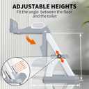 Potty Training Seat for Toddlers, 2 in 1 Potty Training Toilet with Anti-Slip Pad Step Stool, Toddler Toilet Seat for Boys and Girls (Include 2 Ducks)