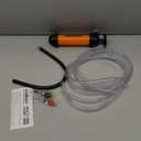 HORUSDY Multi-Use Siphon Transfer Pump Kit Hand Fuel Pumps for Gas Oil Water with Air Hose, Portable Manual Fuel Transfer Pump for Boat, Car, RV, Emergency, Lawn Mower Fluid Drainage