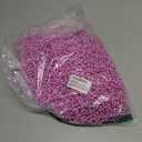 100PCS Bead Necklace, Breast Cancer Awareness Beaded Necklaces Stuff, 33" Mardi Gras Beads Necklace Costume, Festival Parade Throw Accessories for Wedding Birthday Gender Reveal Party Events Supplies