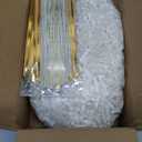 BOXHOME Shred Paper Filler (1/2LB) Crinkle Cut Paper for Wrapping & Filling Gift Basket Gift Boxes, White-Decoration Raffia Contains Bow