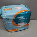 WhyWorry Adult Diapers with Tabs, Disposable Incontinence Briefs for Women & Men with Maximum Absorbency, Adult Briefs for Incontinence Overnight, Odor Control, Unisex, Medium, 15 Count