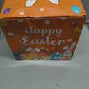 Plastic Easter Eggs Fillable, 100Pcs 2.4" Empty Colorful and Golden Eggs for Easter Basket Stuffers Gifts for Kids Party Favors Pinata Treasure Box Toys Classroom Goodie Bags Egg Hunt Supplies