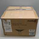 Danluke Patio Heater for Outdoor Use 1500W Electric Infrared Hanging Heater, Ceiling Mounted, Waterproof for Porch, Garage, Balcony, Overheat Protection Black