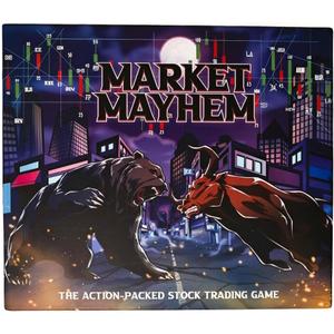 Market Mayhem | The Action Packed Stock Trading Board Game | 2-4 Players | 90 Minutes