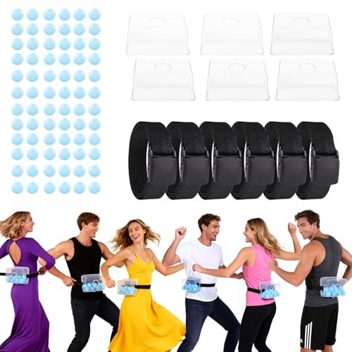 6 Sets Funny Baby Shower & Bridal Shower Games - Hilarious Activities, Perfect Ice Breakers, Ping Pong Twerk Challenge (Blue)