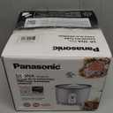 Panasonic Rice Cooker, Steamer & Multi-Cooker, 3-Cups (Cooked), 1.5-Cups (Uncooked), SR-3NAL  Silver