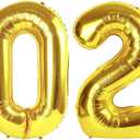 40 Inch 2025 Numbers Balloons, 2025 Gold Balloons, Happy New Year Balloons for 2025 New Year Eve Party Supplies, New Years Decorations, Christmas, Graduations, Birthday, Gold