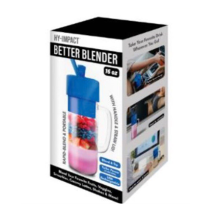 Better Blender Turbo Power USB Rechargeable 16 Oz