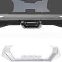 Aunginsy Car Tailgate Handle Cover Trim Compatible with Toyota Tundra 2022-2025 Pickup Rear Trunk Door Tail Gate Handle Lower Panel Scratch Protector Decorative Cover ABS Exterior Accessories, Chrome