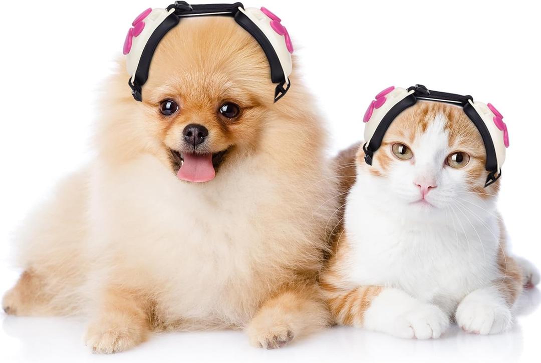 Calming Earmuffs for Cats and Small Dogs - for Anxiety Relief(Small)