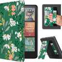 CoBak Stand Case for 7" Kindle Paperwhite 12th Gen 2024 and Kindle Colorsoft with Hand Strap - Compatible with iPhone MagSafe, for Samsung/Belkin/Anker Wireless Charging Pads, Durable, Auto Sleep Wake