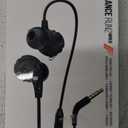 JBL Endurance Run 2 Wired - Waterproof Wired Sports in-Ear Headphones, Pure Bass Sound, Hands-Free Calls, Never Hurt. Never Fall Out. (Black)