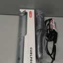 TYMO Automatic Rotating Curling Iron - TYMO CURLPRO Beach Waves Curling Wand, Portable Hair Curler, 500 Million Ionic, Dual Voltage & Lightweight for Travel, Ceramic Coating, 1 1/4 Inch, Metallic Gray