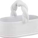 Mud Pie Twisted Handle Tidbit Server; 4" x 7 1/2"