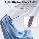 30 Pack Plastic Clothes Hangers, Non-Slip Slim Coat Hangers with 360 Swivel Hook, Space-Saving Heavy Duty Hangers for Shirts, Pants, Suits(White)
