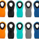 Chip Clips Magnetic Bread Bag Food Package Clips with Silicone Textured Mouth, 10 Pieces in 5 Colors
