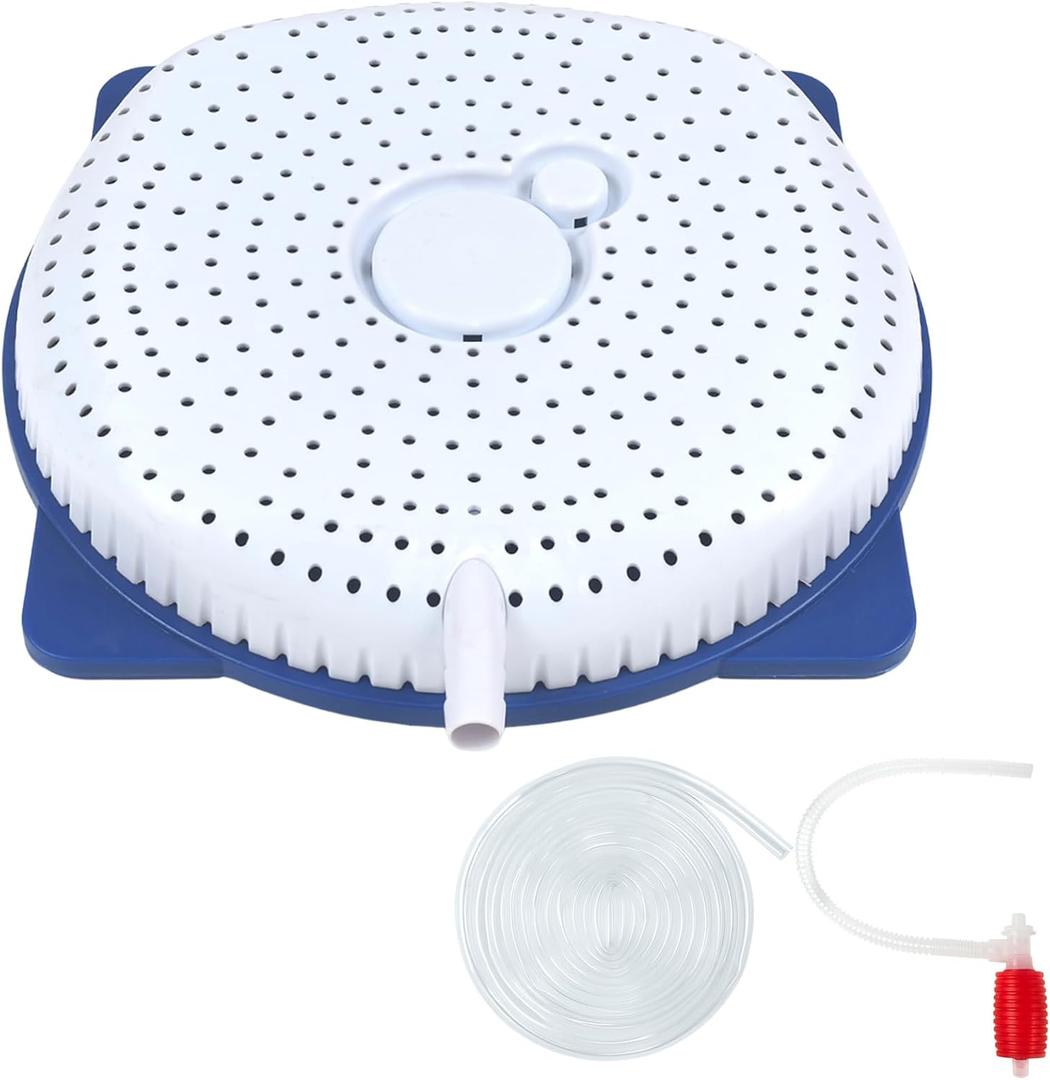 Pool Cover Water Siphon Pump Kit, Automatic Removal System for Above-Ground Swimming Pool Covers, Equipped with Hose and Pump for Above-Ground Swimming Pools, Covers, and Hot Tubs Winterization Kit