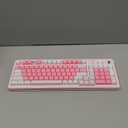 AULA 99 Key Keyboard, Wireless Gaming Keyboard Bluetooth Computer Keyboards Creamy Cute with Number Pad RGB Backlit Tri-Mode BT/2.4GHz/USB-C - Pink