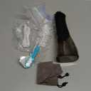 H2ofloss Water Dental Flosser Teeth Pick -Portable Oral Irrigator with 5 Modes, Rechargeable IPX7 Waterproof Orthodontic Teeth Cleaner Pick Cordless for Home Travel-300ml Water Tank (Black)