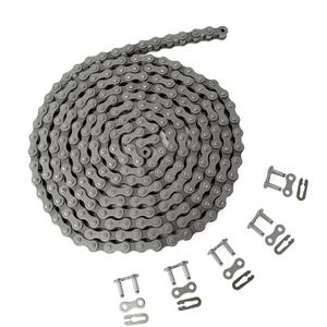 AZSSMUK #41 Roller Chain - 5 Feet + 5 Free Connecting Links Carbon Steel Chains for Home and Industrial Machinery (41-5FT, 1)